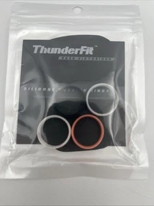 ThunderFit Bague de Mariage en Silicone pour Femme Bague de Mariage en Caoutchouc Largeur 5,5 mm (4 pièces) - Photo 1/3