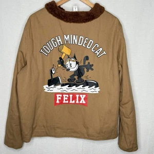 Rare Chicyea Felix The Cat XL Jacket Tough Minded Cat 90s Retro Street Cartoon - Picture 1 of 9