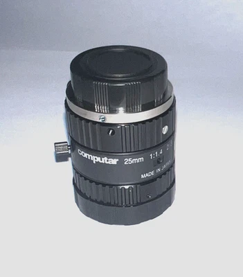NEW COMPUTAR M2514-MP2 C-MOUNT 25mm 1:1.4 2/3 FIXED FOCAL LENS - Image 1 of 4