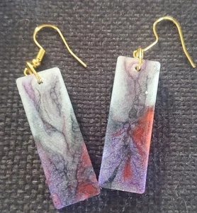 harz schmuck handarbeit ohrringe - Bild 1 von 2