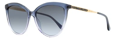Gafas de sol Jimmy Choo ojo de gato Belinda JQ4GB azul-lila 56 mm Foto 1 de 2