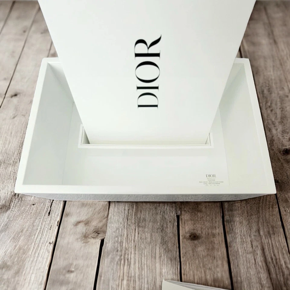 Raro DIOR BEAUTY Estojo de Acrílico com Espelho Maquiagem Branco Novidade GWP NOVO NA CAIXA - Imagem 1 de 4