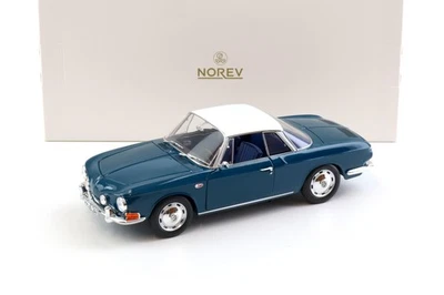 1:18 NOREV VW Karmann Ghia 1500 Tipo 34 Mare Blu/Bianco Top 1961 - Limited 1000 - Immagine 1 di 4