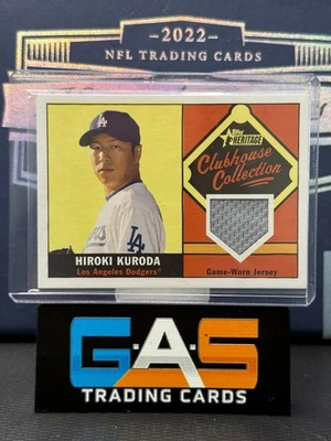 Topps Heritage 2010 - Colección Clubhouse Reliquias Hiroki Kuroda #CCR-HK (MEM) Foto 1 de 2
