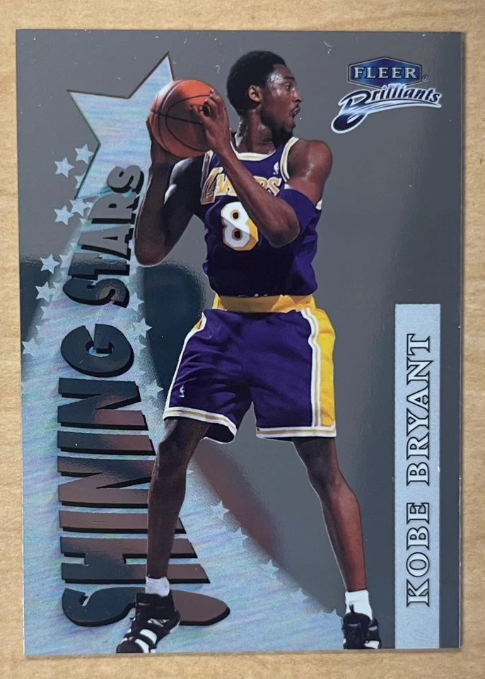 1998-99 Fleer Brilliants Shining Stars #14SS Коби Брайант Вставка Lakers HOF - Изображение 1 из 2