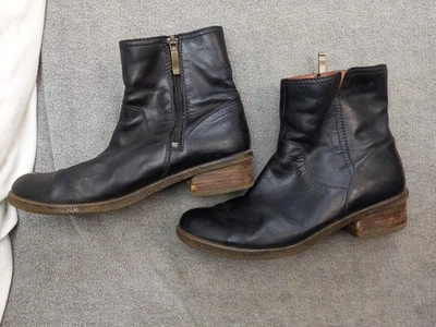 Botines Dansko para mujer talla 39 cuero negro cremallera tacón lateral botines cómodos Foto 1 de 4