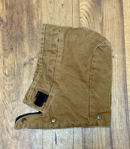 Carhartt Detachable Duck Canvas “A148 Brown” Snap On Hood/ Sz: One Size - Picture 1 of 5