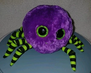 Ty Beanie Boos Crawly The Purple Spider New - Picture 1 of 7