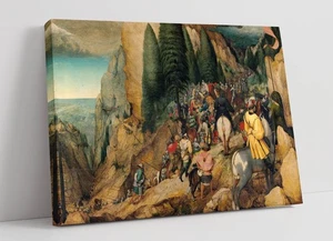 CONVERSION OF PAUL, PIETER BRUEGEL- DEEP FRAMED CANVAS WALL ART PRINT - Picture 1 of 2