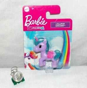 Miniature Dollhouse Mattel Barbie Dreamtopia Lollipop Unicorn Baby Pony Purple - Picture 1 of 1