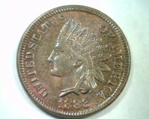 CENTAVO INDIO 1882 ELECCIÓN CENTAVO SIN CIRCULAR/GEMA ROJO MARRÓN CH. UNC / GEMA SIN CIRCULAR. RB - Imagen 1 de 2