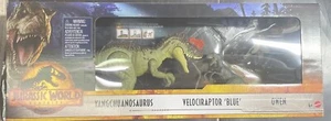 *NEW* Jurassic World Dominion 3 Pack Yangchuanosaurus, Blue & Owen W/Motorcycle - Picture 1 of 7