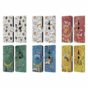 HARRY POTTER DEATHLY HALLOWS XIII LEATHER BOOK CASE FOR SONY PHONES 1 - Picture 1 of 12