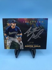 2020 TOPPS INCEPTION AUSTIN NOLA Rookie Auto SILVER SIGNINGS /90 MARINERS