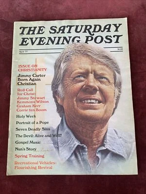 The Saturday Evening Post Jimmy Carter Born Again Christian  - Image 1 of 4