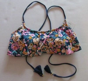 Arizona Jeans Co Bright Floral Print Flowy Swim Top Juniors Size Small - Picture 1 of 2