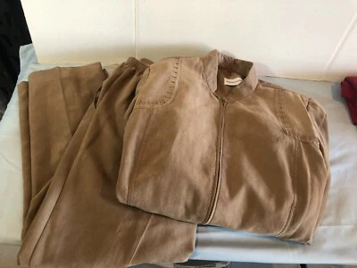 Chaqueta Blazer Alfred Dunner 16 con Conjunto de 10 Pantalones Marrón a Juego #ND1 Foto 1 de 4