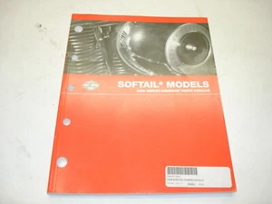 Catálogo de piezas de modelos Softail 2008 manual Harley Davidson p/N 99455-08A F3D NUEVO - Imagen 1 de 5