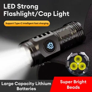 2000 lúmenes súper brillantes linterna LED táctica recargable luces de trabajo EE. UU. - Imagen 1 de 19