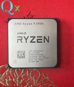 AMD Ryzen 9 5900 R9-5900 AM4 CPU Processor 3.0GHz 12Core 24Thr 65W Desktop 64MB - Picture 1 of 2
