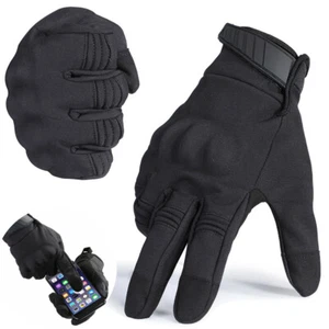 Tactical Full Finger Gloves Motorcycle Touch Screen Gloves For Riding Cycling - Picture 1 of 22