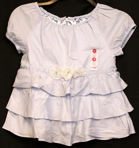 NWT 2005 Gymboree Petit Four Easter Spring Layered Ruffle Blouse Shirt sz 9 Line - Picture 1 of 8