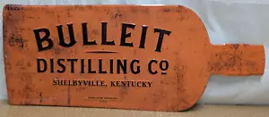 Bulleit Distilling Co Kentucky Bourbon Whiskey geprägtes Blechschild 27 x 11 Zoll - Bild 1 von 2