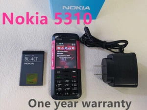 Unlocked Nokia 5310 2G GSM 900/1800 Original Classic Phone + 1 Year WARRANTY - Afbeelding 1 van 18