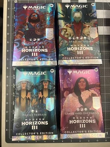 (Set of 4) Collector's Edition Commander Decks Modern Horizons 3 MH3 M3C MTG - Picture 1 of 1