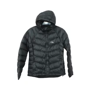 LL Bean Women's Ultralight 850 Down Hooded Jacket Black Size XS Pet - Picture 1 of 12