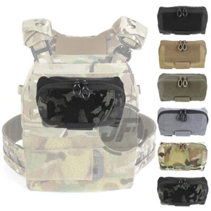 Tactical MOLLE Admin Pouch Map Holder Organizer Storage Pocket for Plate Carrier - Picture 1 of 18