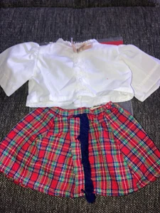 Vintage Cabbage Patch Kids/doll Clothes - World Traveler Top & Skirt (41) - Picture 1 of 3