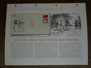 1980 READERS DIGEST FIRST DAY COVER LETTERS CHANGE HISTORY w/ certificate - Picture 1 of 3