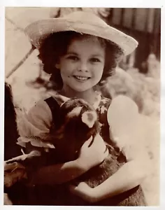 SHIRLEY TEMPLE 1980S COMMERCIAL 11X14 PHOTO POSTER LC6626 - Picture 1 of 1