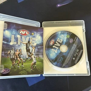 AFL Live Sony PS3 PlayStation 3 Complete With Manual Tested & Working ⭐️ - Picture 1 of 2
