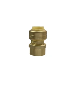 5 Pezzi XFITTING 3/8" Adattatore NPT Femmina Push FIt x 3/8", Ottone Senza Piombo - Foto 1 di 8