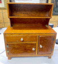 Vintage Salesman Sample Children's Kitchen Cabinet Cupboard Hutch 26in