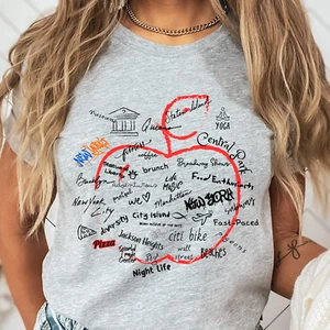 Camisa de la Ciudad de Nueva York, Nueva York Gran Manzana Gildan Camiseta Suave Manga Corta Camiseta Regalo NY - Imagen 1 de 10