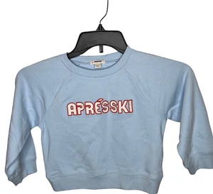 J.Crew Crewcuts Girls $55 Graphic Crewneck Sweatshirt Size XS(4-5) BM049 - Picture 1 of 4