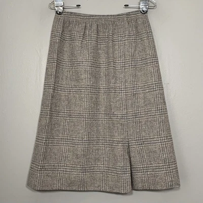 Vintage Alfred Dunner Fits Size Small Houndstooth Wool Skirt Heritage Academia - Image 1 of 4