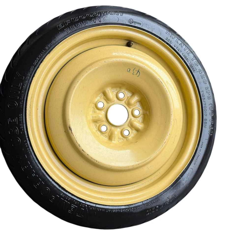 06-08 Lexus IS250 Emergency Spare Tire Compact Donut 5x100 Wheel T125/70D17 OEM - Image 1 of 4