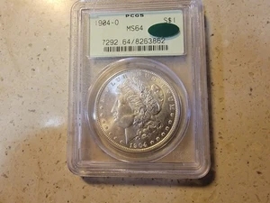 1904-O Morgan Silver Dollar, PCGS MS64 and CAC Certified. Outstanding Luster!!! - Picture 1 of 5