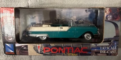 1955 Pontiac Starchief Convertible New Ray City Toys Cruiser Collection 1:43 NIB - Image 1 of 4