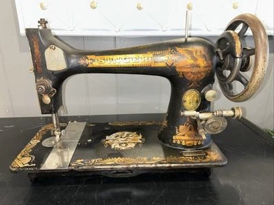Antique 1902Model 27 Singer Sphinx Treadle Sewing Machine - Image 1 of 4