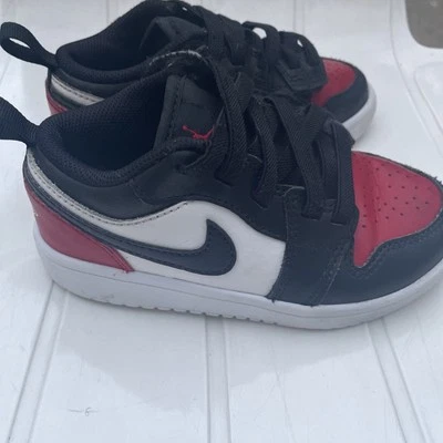 Nike Air Jordan 1 Low ALT Juvenil Talla 11C Zapatos Blanco Rojo Negro Atlético Foto 1 de 4