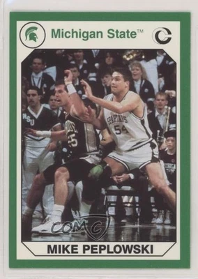 1990-91 Collegiate Collection Michigan State Spartans Mike Peplowski #19 - Image 1 of 2