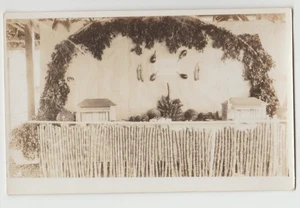 RPPC Produce Market St. Thomas US Virgin Islands Caribbean Postcard 1907–1920s - Picture 1 of 2