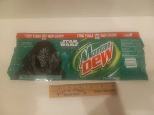 Mountain Dew Star Wars Darth Maul 1999 Phantom Menace 2 Liter Bottle Label - Picture 1 of 3