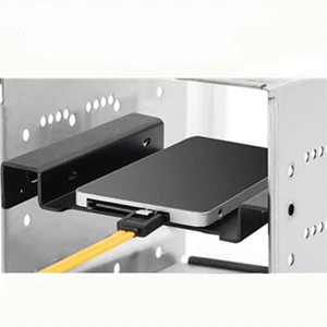 Aluminum 5.25 to 2.5/3.5 Internal Hard Disk Drive Mounting Kit With Screws Cases - Zdjęcie 1 z 5