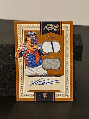 2016 Panini Prime Cuts #23 Kyle Schwarber RC Dual Jersey Patch Auto RPA #d 09/99 - Image 1 of 2